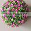 The Newest Anti-UV plastic Hotsell high quality artificial flower ball