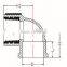 HIGH QUANLITY FEMALE ELBOW COPPER THREAD OF PVC DIN STANDARD FITTINGS FOR WATER SUPPLY