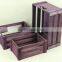 100% natural wood material folding storage box fruit crate cheapest price wooden Boxes