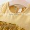 Wholesale Boutique Baby Clothes Ruffle Girl Casual Dress Stripes Sleeveless Dresses