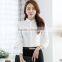Custom Womens Chantity Nice Design Fashionable Ladies Formal Tops and Blouses Models for Summer