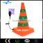 Colorful LED USB rechargeable traffic cone for emergency