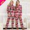Custom made plus size women pajamas with hood flower printing winter design homewear pajama