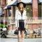 2017Hot sales Promotion cool pu jackets for women Leather short coat