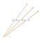 High Quality 3mm Natural Bamboo Single Pointed Knitting Needles 23cm(9") long