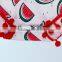 2017 new hot sell summer watermelon pattern set, sleeveless baby suit, high quqlity , romper with headband from 0 to 2 years