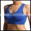 Plain Seamless Cropped TANK TOP Yoga Gym Active Sports Bra navy color
