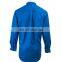 Good quality 100% cotton fire retardant FR long sleeve safety shirt with logos
