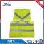 CE safety silver reflective fabric polyester vest