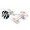 Asian fashion cufflinks character mother of pearl cufflinks custom made