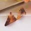 New arrival simple colorful geometrical shaped tortoise and acrylic stud earring