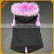 Cartoon Cute Women Autumn Raccoon Fur Waistcoat Parka