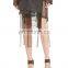 Tiered Layers Tulle Slit Slip See Through Sexy Indian Long Magic Skirt Indonesia NT6656