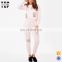 New alibaba china blush female tracksuits with distressed design latest design tracksuit