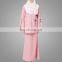 Baju Kebaya Design Muslim Beads Lady Baju Kurung Newest Malaysia Suit Long Sleeve Islamic Clothes