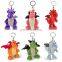 FREE SAMPLE Handmade Cartoon Movie Custom LOGO Stuffed Animal Soft Plush Dinosaur Keychain