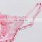 Guangdong Wholesale Hot Fashion New Ladies Lrregular Shape Slip and Lace White Pink Transparent Sexy Lingeries