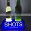 Custom Design LED Illuminated Acrylic Wine Bottle Glorifier Light Display Stand Base