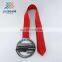 die casting grappling games champion custom metal medal with ribbon