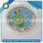 Romania custom enamel Coin with plastic case