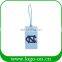 Wholesale Custom Logo Travel Hotel Sublimation Luggage Tag PVC Materials With Clear Strap