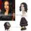 peruvian transparent 360 lace frontal closure with human hair bundles overnight shipping