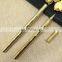 High-end Bamboo joint Brass Gel pen Matte and polished face available Customized Logo Gift Gel pen