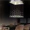 Hot Saled LED Crystal Ceiling lamp K9 crystal Chandelier Lamp for living room and dining room8007