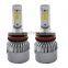 2x LASFIT H11 H9 H8 LED Headlight Bulb Kit Low Beam Fog Light 60W 6000K 7600LM For Honda Ram