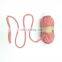 Fancy crochet baby t shirt polyester yarn for hand knitting yarn