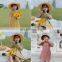 6768/2020 new design plaid bow little girl fashionable dress summer high quality kids sweet dress