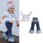 Kids Baby Girls Clothing Set Infant Cotton Clothes Off - shoulder Tops + Denim Pants Girls Outfits Sets