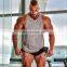 Summer Sports Cotton Training Muscle Custom Logo Vest Men Tank Tops