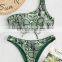 Swimwear 2019 Snake Women's Two Piece Print Sexy Split Swimsuit Bikini Swimsuit Beachwear Banador