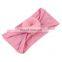 22Colors Baby Turban Nylon Headband Girls Solid Soft Headwraps With ball