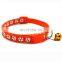 Wholesale Classic Custom Print Paw Adjustable Nylon Dog Collar With Bell