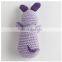 Wholesales Baby Crochet Amigurumi Toys 100% Handmade Knitted Bunny Toy