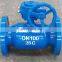 ASME Standard  GB Fully Welded Blue Painting Ball Valve With Worm Gear For Gas Water