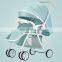 Cheap Baby Stroller Stainless Steel Frame Oxford Canopy Good Baby Pram