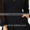 Black chiffon Long sleeve jumpsuite for women and sexy ladies OEM
