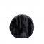 Creative Black Metal Semicircle Flat Jingdezhen Ceramic Vase For Showroom Table Decor