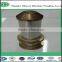 debris is filtered by the smooth side of the standard wound wedge wire element
