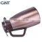 GiNT 700ML Amazon Top Selling Portable Teapot Stainless Steel Outer Glass Inner Coffee Pot