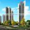 Clear landscape architectural rendering building 3d max rendering for exhibition