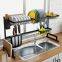 Adjustable Stainless Steel Stand Storage Shelf Over Sink Dish Drying Kitchen Rack