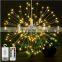 LED Fairy String Light Remote Control Hanging Starburst Holiday Light