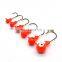 Wholesale Lead Round Fishing Jig Head Hooks 1.75g 3.5g 5g 7g 10g 14g  Assist Squid Jig Fishing Single Gaff Hooks
