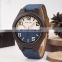 BOBO BIRD Quartz Wooden Watch Custom Your Love Logo Watch Box Wood Gift For Women Dial with Blue and White
