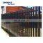 Vertical customized powder coated semi privacy welded  blade fence