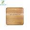 Non-slip Thick Natural Acacia Wooden Decoration Snack Serving Tray For Dry Food Serving Holder